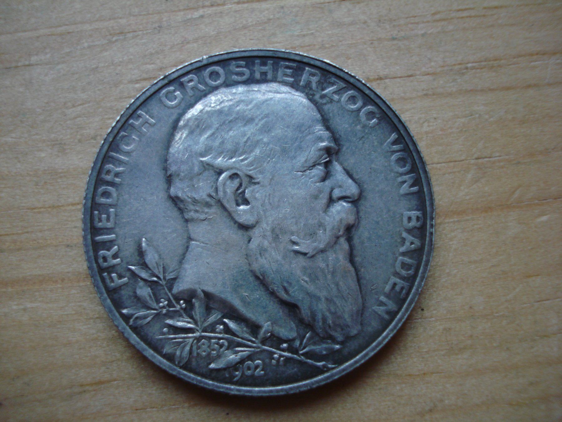 Alle Münzen: (Silver) ZWEI MARK  50Th.  1902  TOP – Gebraucht aus Erlach von Net-Coins 1