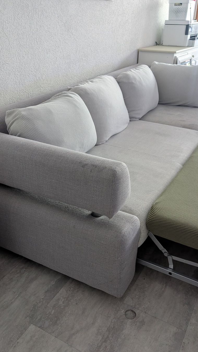 Divani: Canapé d'angle convertible gris bon état – Usato da Sion venduto da ale_6cth 3