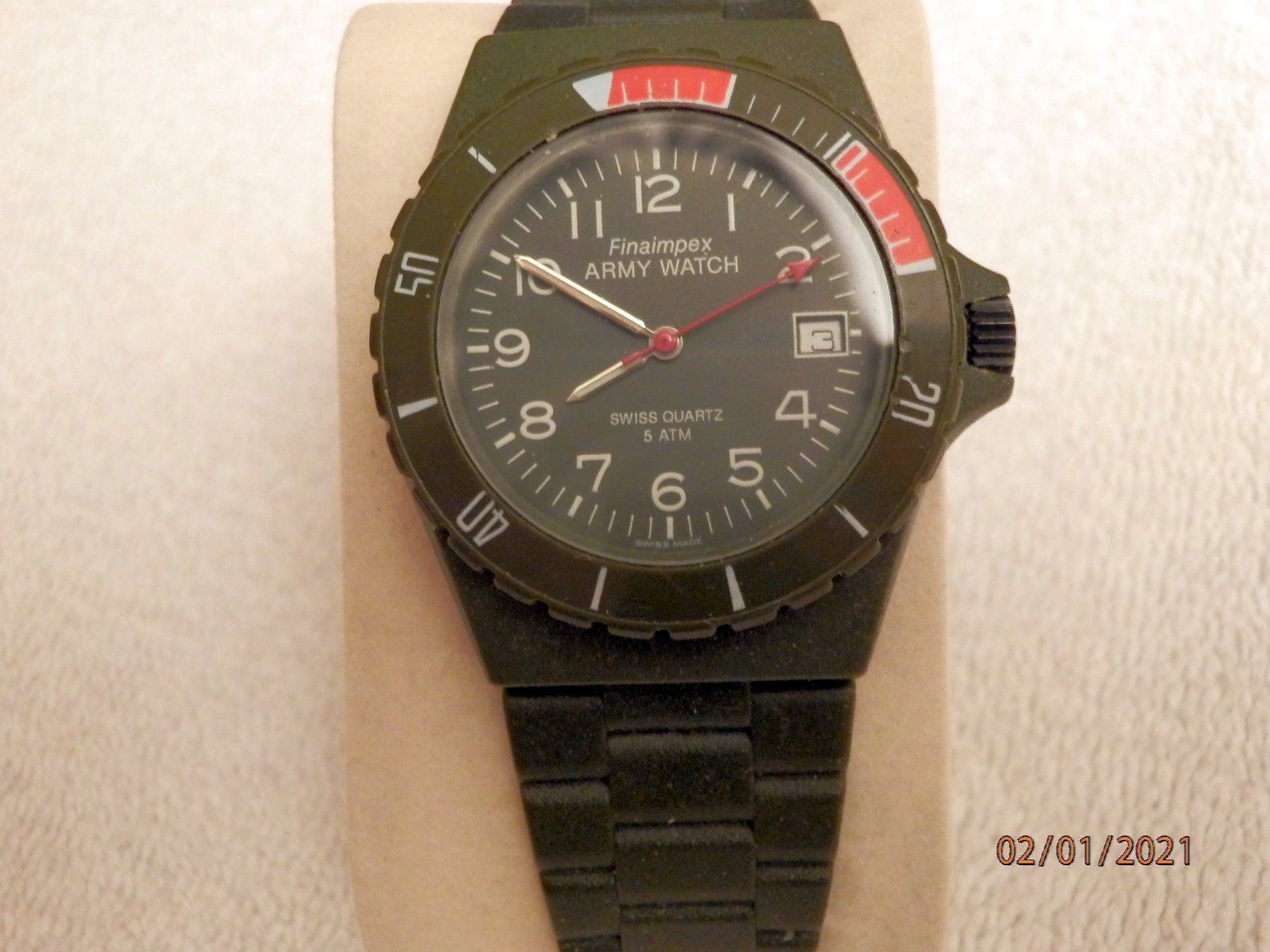 Orologi: Swiss Army Watch, Quartz, Datum, 5 ATM – Usato da Ueberstorf venduto da dinbau 8