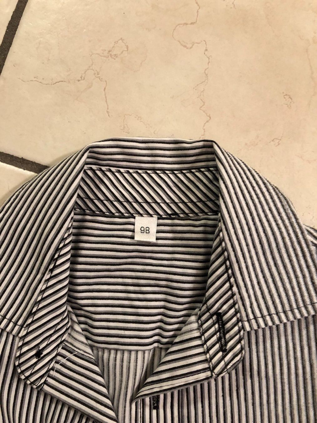 Camicie, T-shirt & Polo: Gestreiftes langarm hemd grösse 98 – Usato da Zimmerwald venduto da wuff81 1