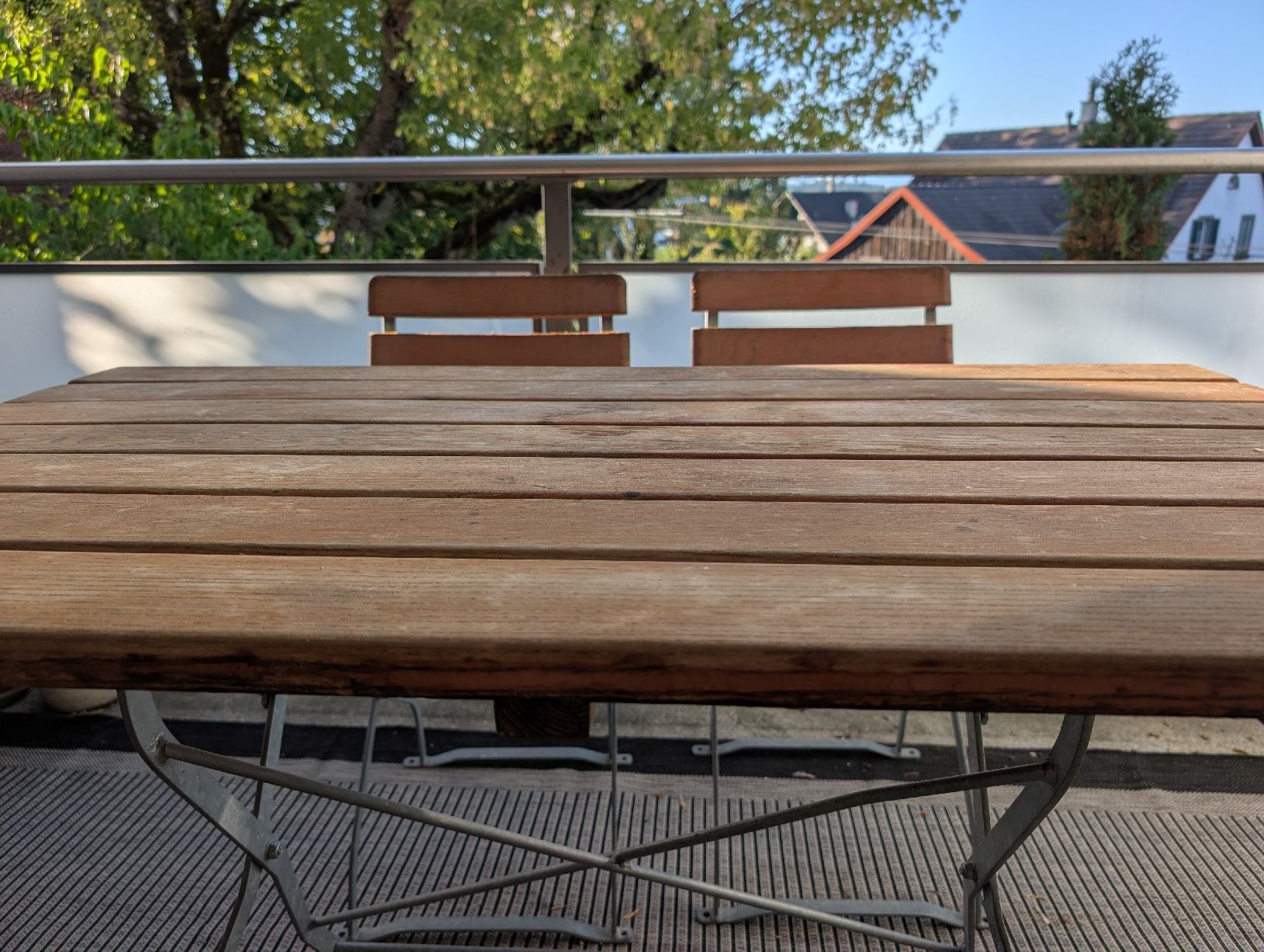 Set de table et chaises: Gartenmöbel Set – D'occasion à Zürich par Zetabomb 1