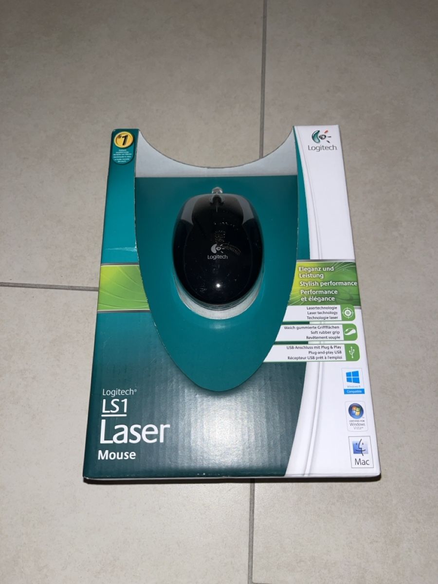 Logitech Maus: Logitech optische usb Maus laser mouse usb – Neu und originalverpackt aus Suhr von SchnapperCH