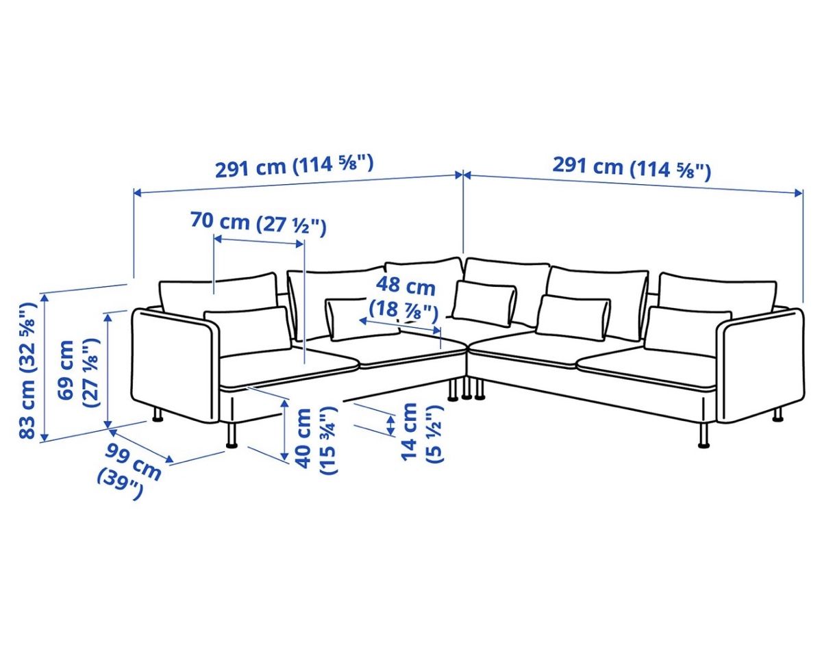 Sofas: Ikea Söderhamn Ecksofa  – D'occasion à Kölliken par Vivii01 3