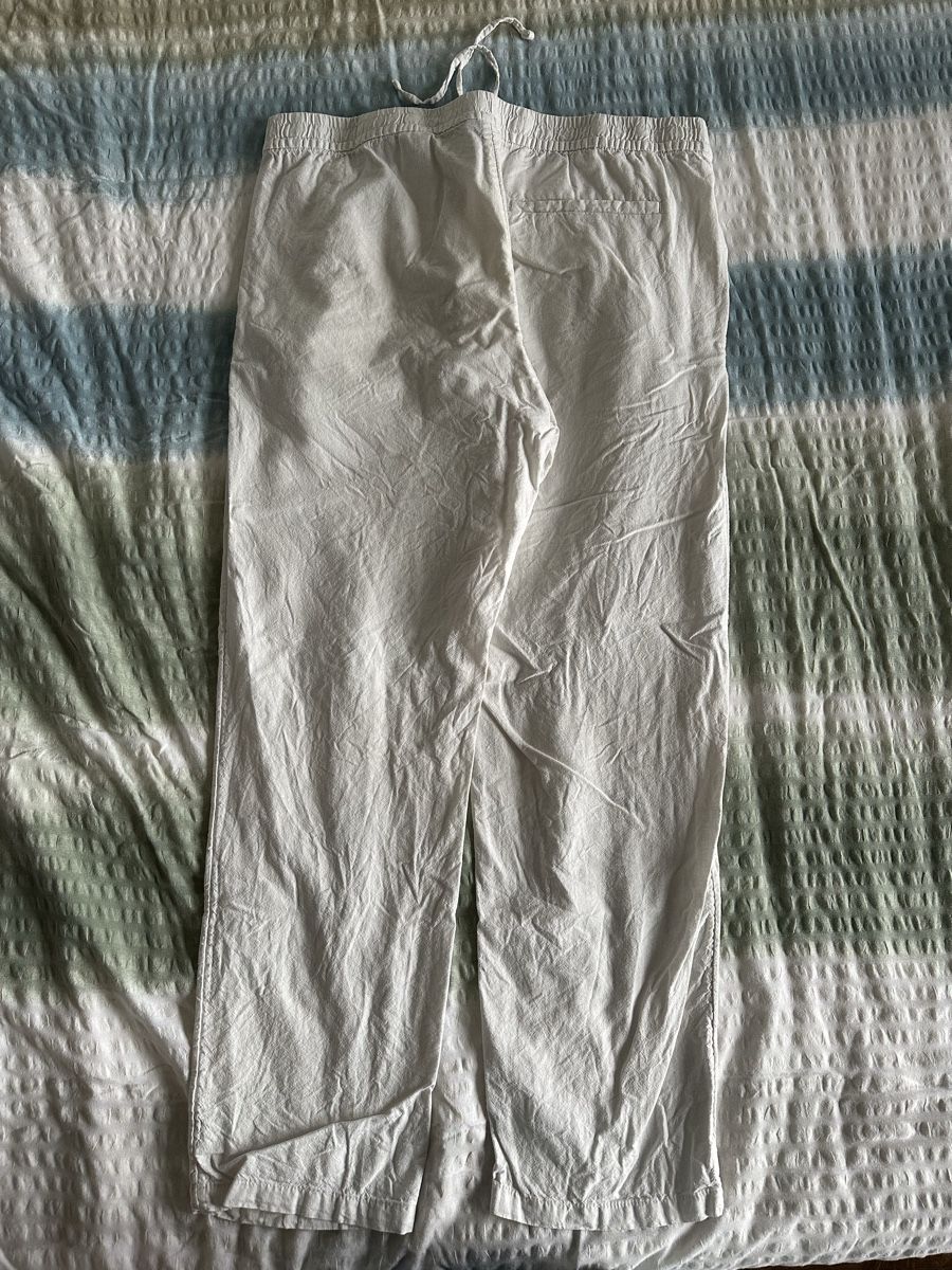 C&A Pantaloni: Weisse Leinenhose – Usato da Zürich venduto da Rilt 1