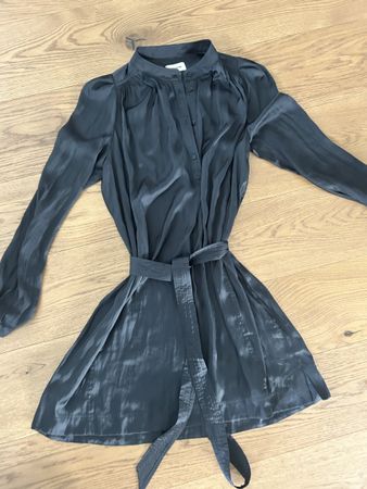 Robe Zadig et Voltaire satin noir taille XS neuve