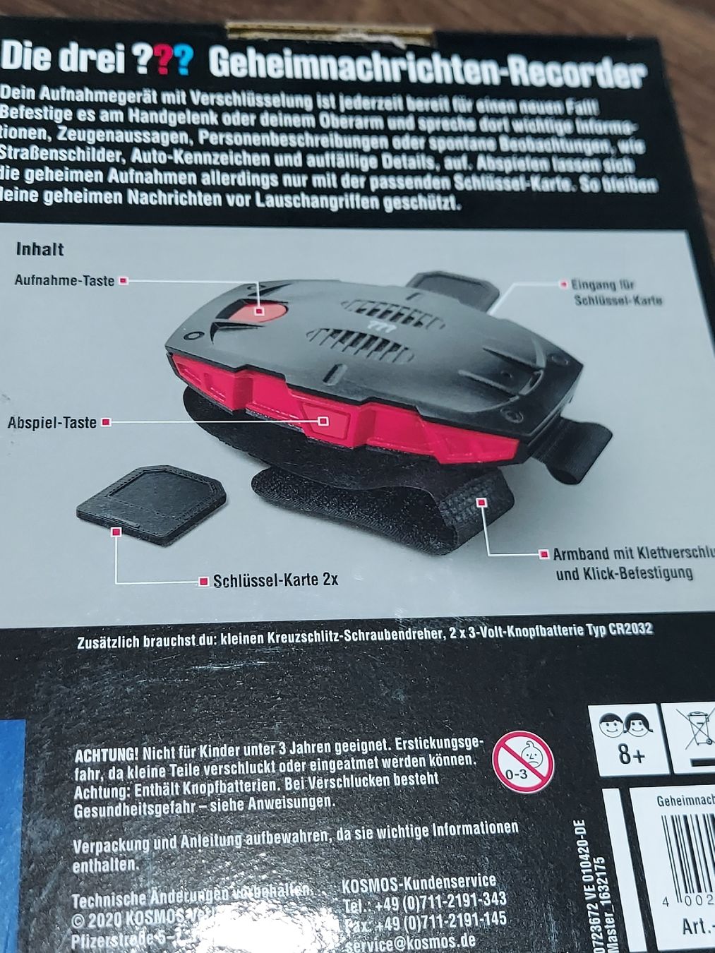 Kosmos Giocattoli: Die drei ??? KOSMOS Spiele Set NEU – Nuovo e nell'imballaggio originale da Altishofen venduto da tammy05 8