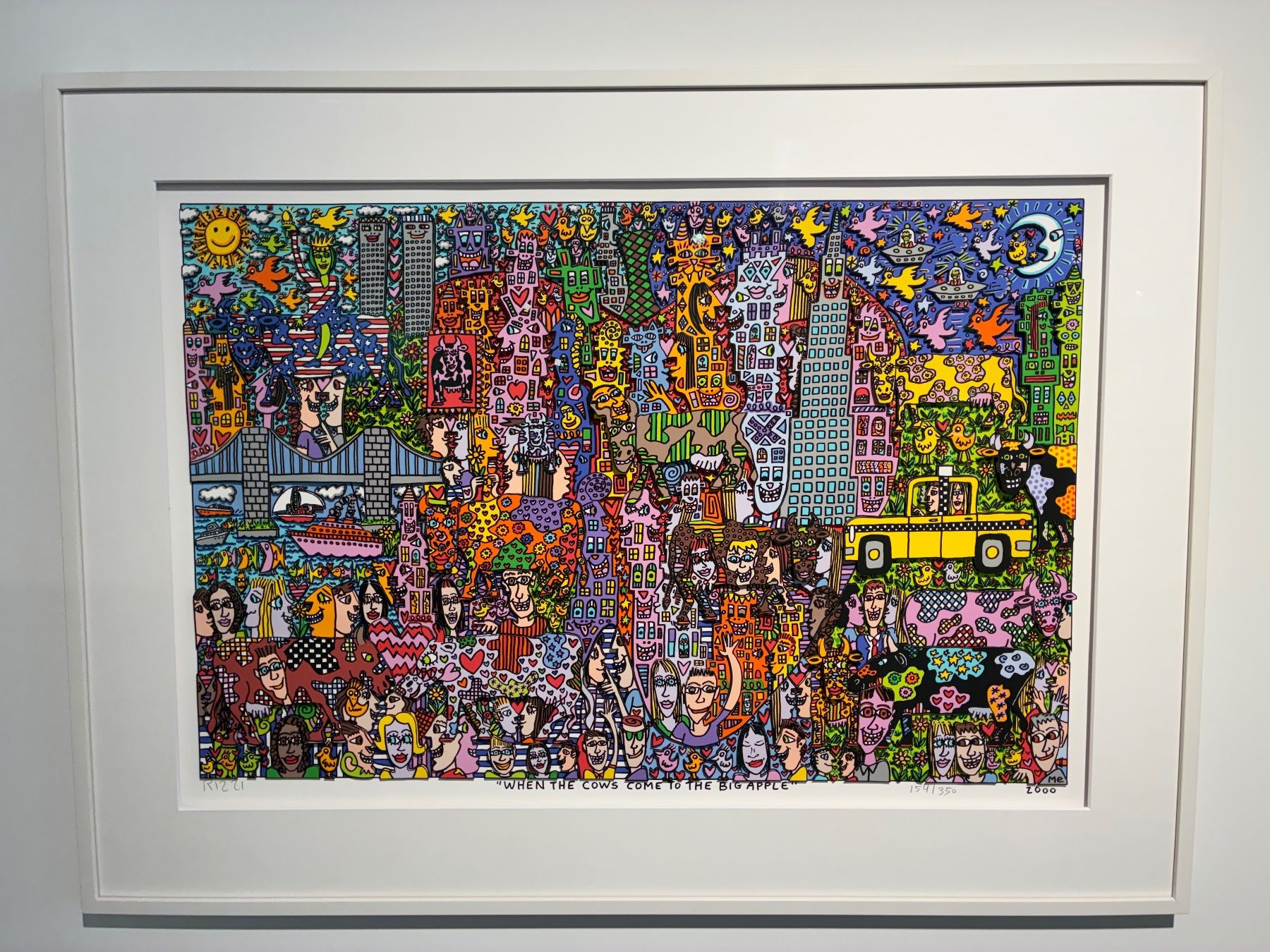 Dipinti: James Rizzi / When the Cows come to the big Apple – Usato da Berg TG venduto da Blabla80