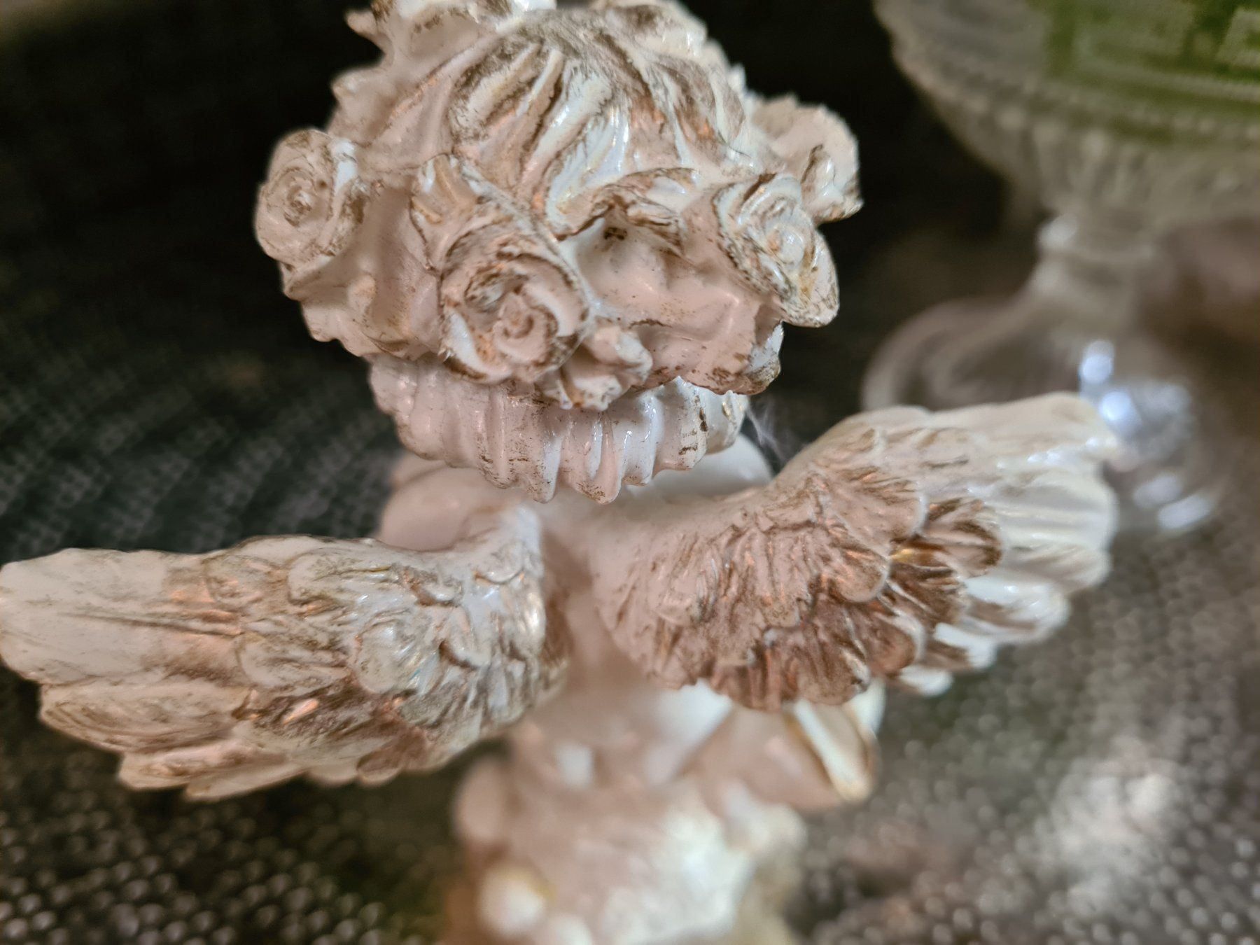 Figuren: Wunderschöner spezieller Rosen Engel – Gebraucht aus Amriswil von kleindeko 5