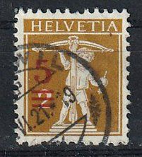 Alle Briefmarken: 1921 Aufbrauchsausgabe ZNr. 147 – Gebraucht aus Arlesheim von gaugi43