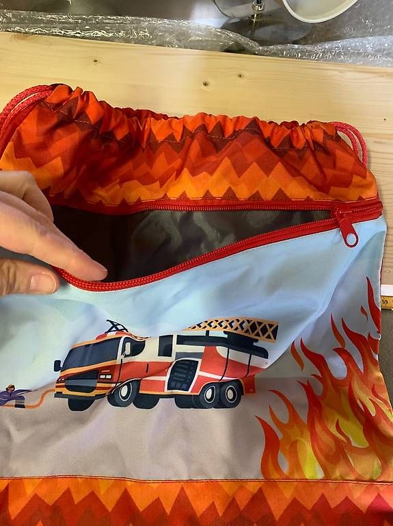 Funki Kindertaschen: Kindergartentasche + Turnbeutel Feuerwehr – Gebraucht aus Buochs von Sandrawy 4