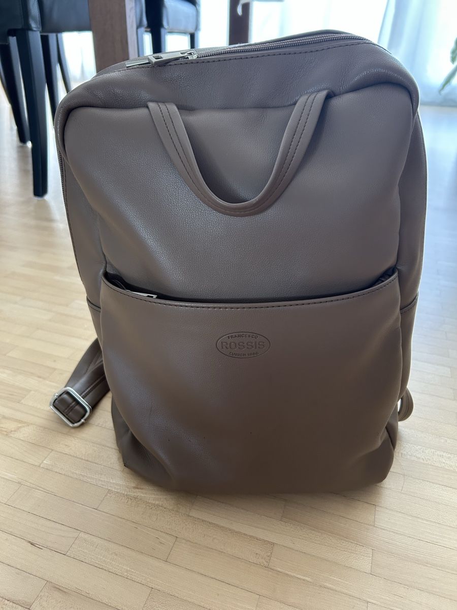 Sacs à dos: Backpack FRANCESCO ROSSI taupe – D'occasion à Horgen par Gabi_W