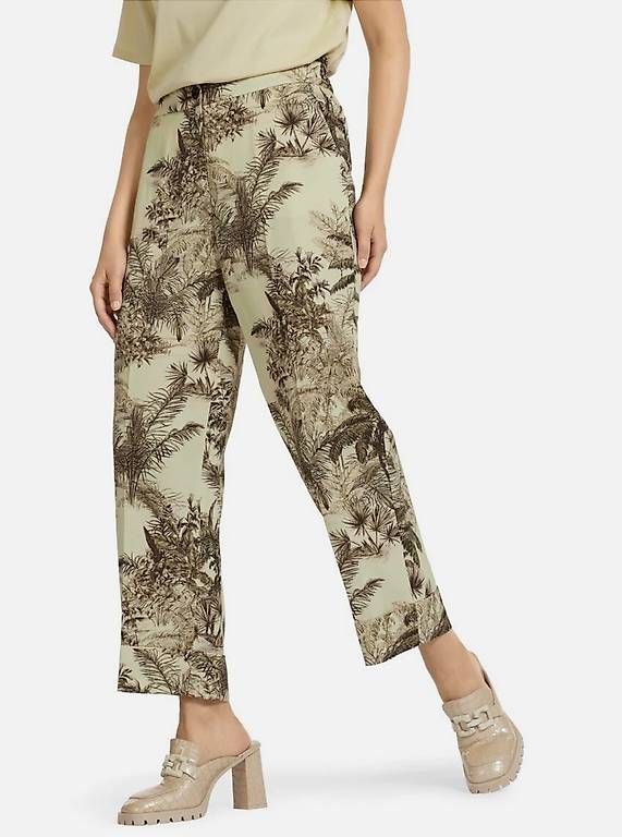 Pantalons: Freizeithose Marc Cain, palm print, EU 36 – D'occasion à Düdingen par Susgi 2