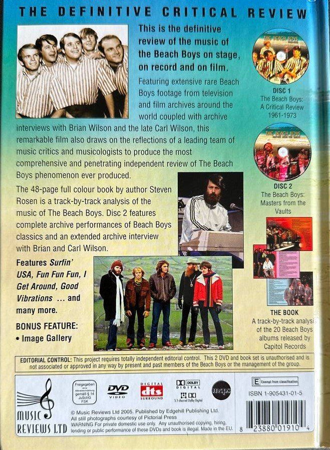 Alle DVDs: The Beach Boys DVD & Buch, 1961-1973 – Gebraucht aus Beringen von Mantafisch1 1
