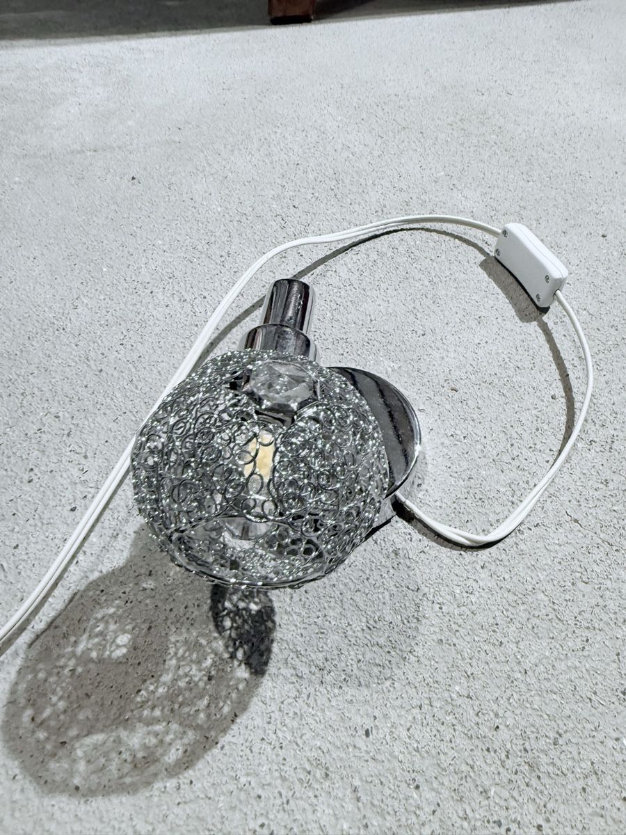 Lampade: Nachttischlampe verspielt silber – Usato da Malans GR venduto da amalie94 1
