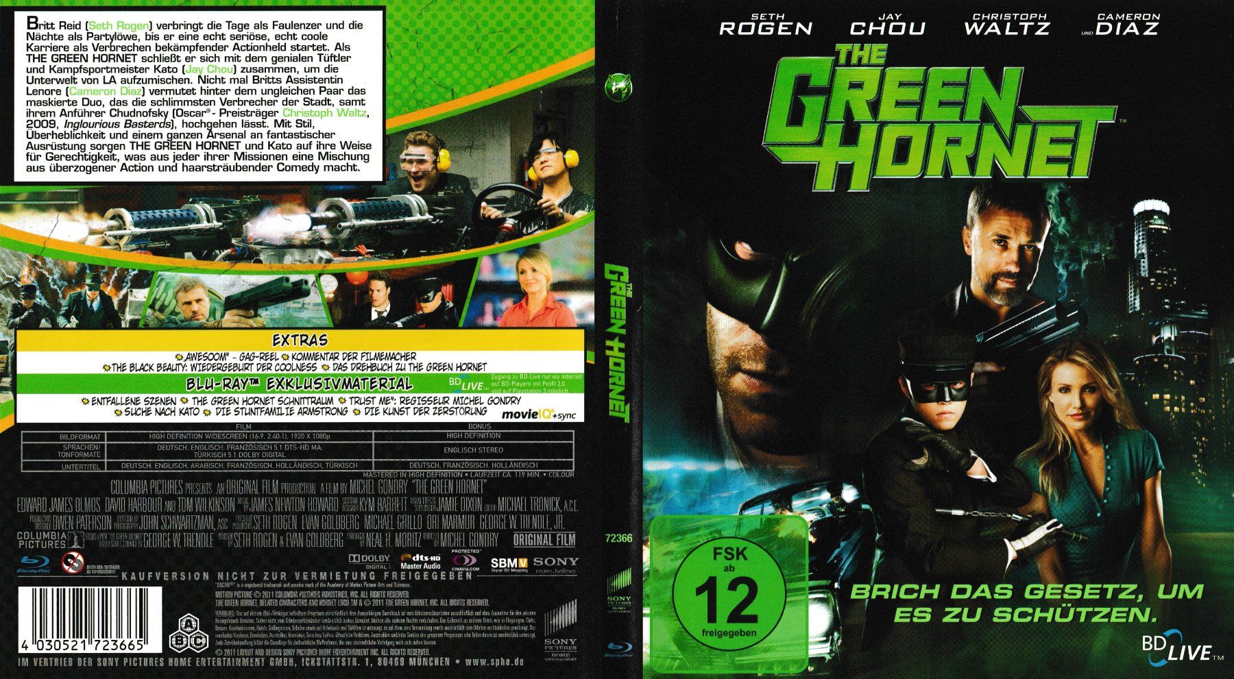 Tutti i DVDs: Blu-Ray - The Green Hornet – Usato da Langnau am Albis venduto da MediaRescuerKeLoX