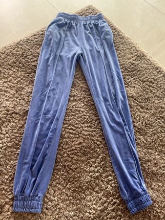Hunkemöller Fluffy Joggers Blue Size Tall M