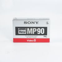 3 x cassettes video 8 Sony MP90 Metal - NEUVES
