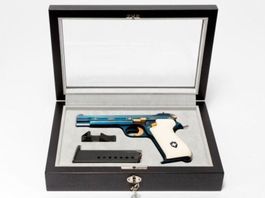 Holzschatulle für SIG P210 Pistolen in Premium Qualität
