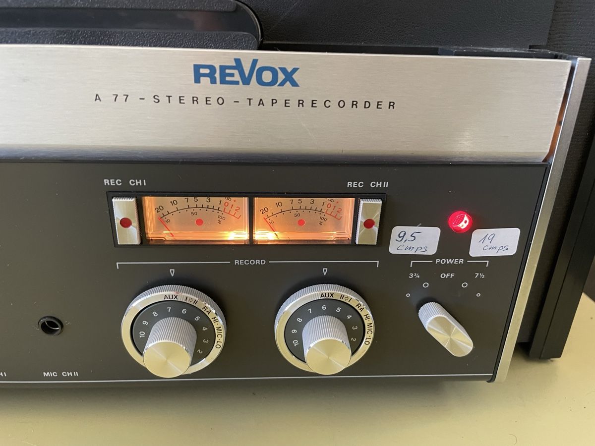 Revox Apparecchi a nastro: Revox A-77 revidiert 1995 – Usato da Oftringen venduto da Jradioman 2