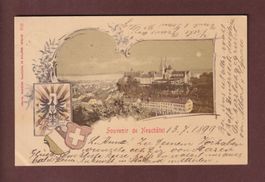 Souvenir de NEUCHÂTEL - 1899 CPN