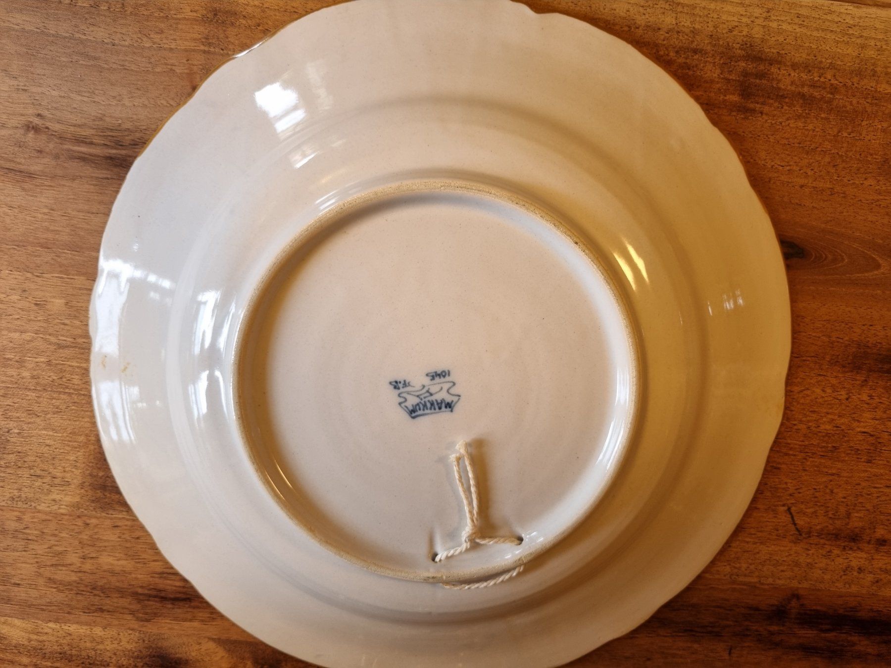 Teller: Tichelaar Makkum Delft Blau Wandteller 36 cm – Gebraucht aus Scharnachtal von devin03 8
