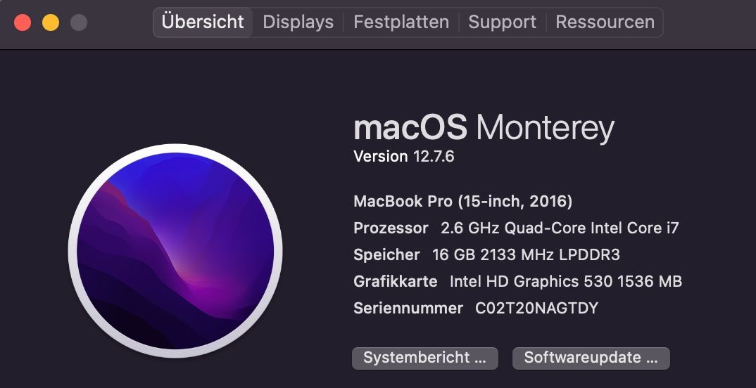 Apple Portables: Apple MacBook Pro 15" | Intel Core i7 | 16 GB RAM | TOP! – D'occasion à Hergiswil NW par FabriziaFrank 6