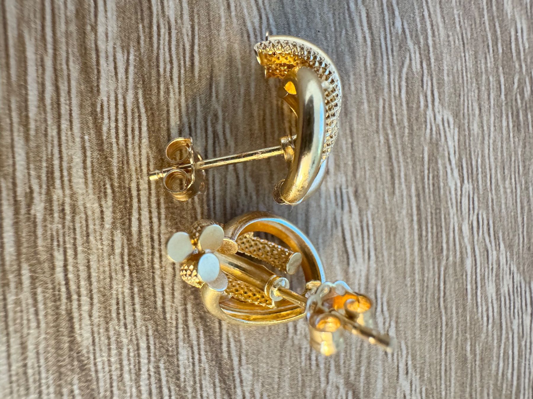 Orecchini pendenti & Orecchini a lobo: E021.258- Ohrstecker aus Echtem 18K Gold – Usato da Belp venduto da Aim333 1