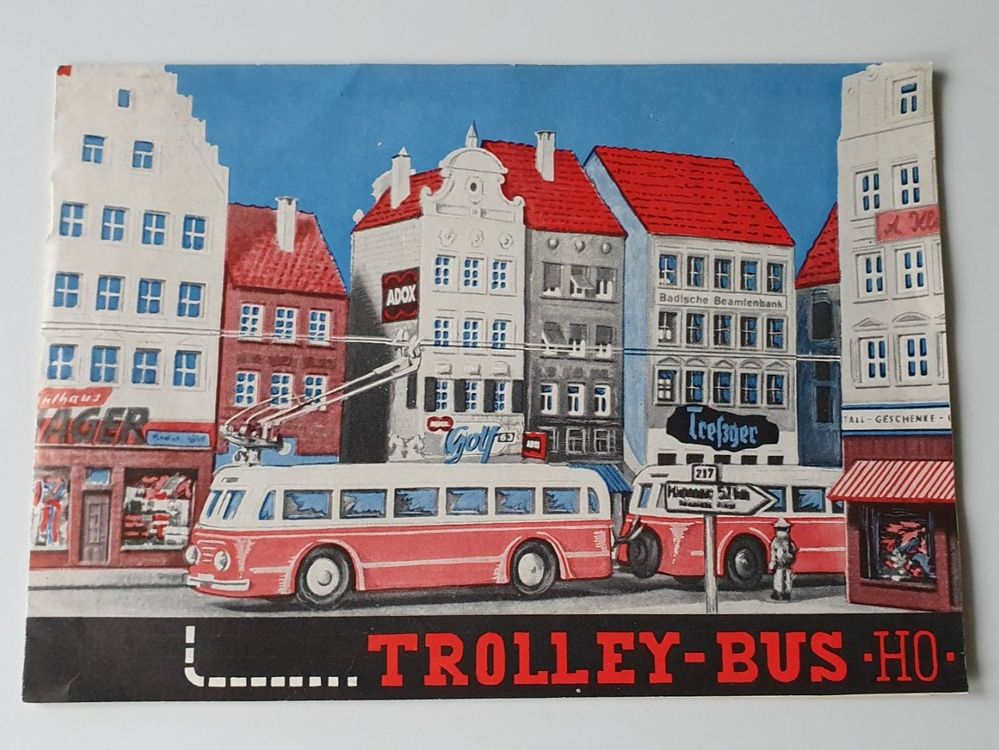 Katalog Trolleybus HO Seilschwebebahn 1955 Kaufen auf Ricardo