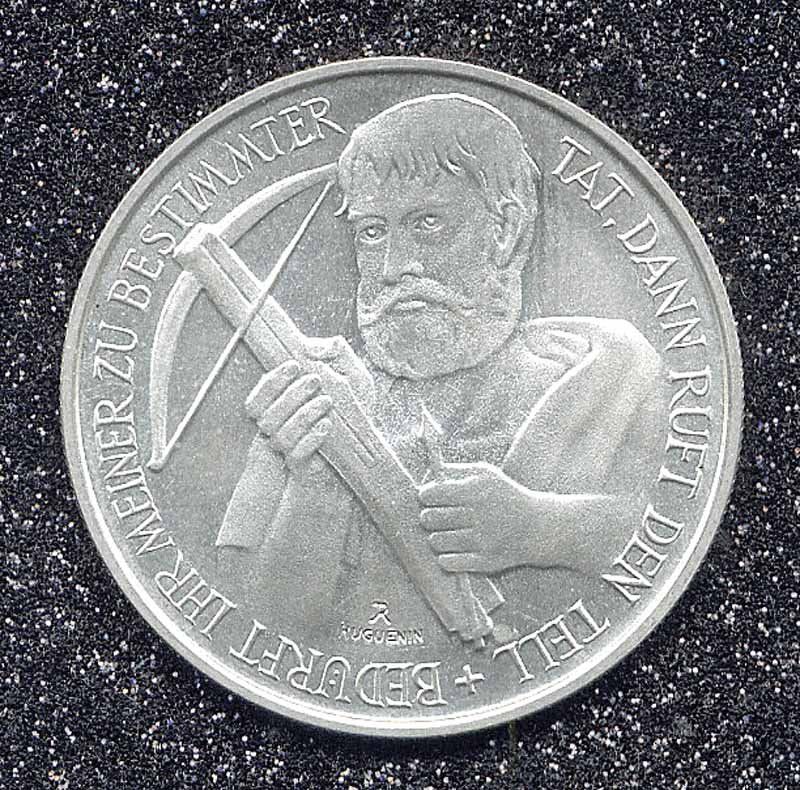 Medaglie: Gedenkmedaille CH Silber "1966" – Usato da Zug venduto da BAMBI51 1
