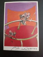 Francis Bacon - signierte Kunstpostkarte