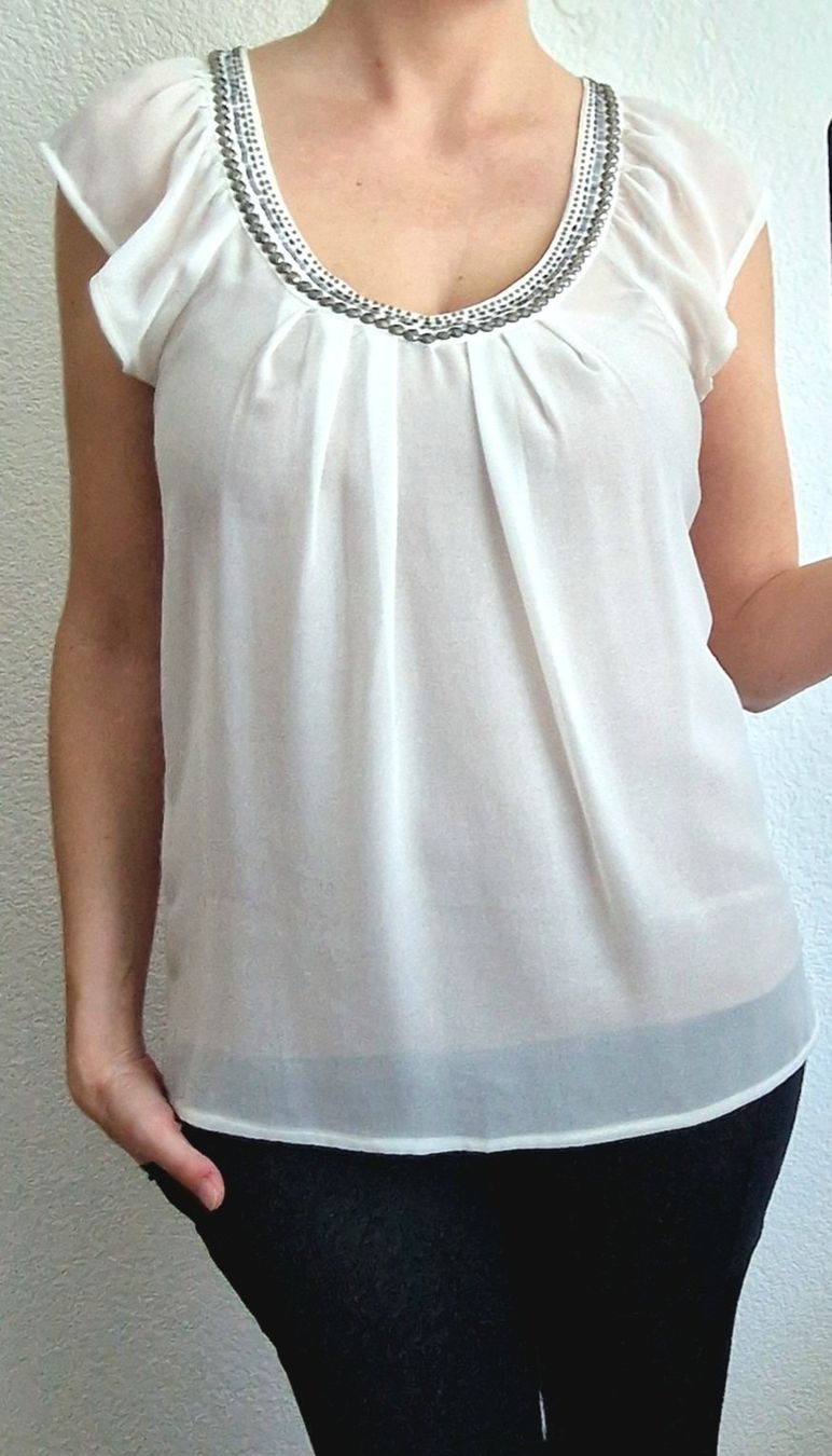 Only Tops: Oberteil, Shirt, Top, Bluse, sommer, leichtes luftiges shirt – Neu (gemäss Beschreibung) aus Hettlingen von exp_p7b2 4