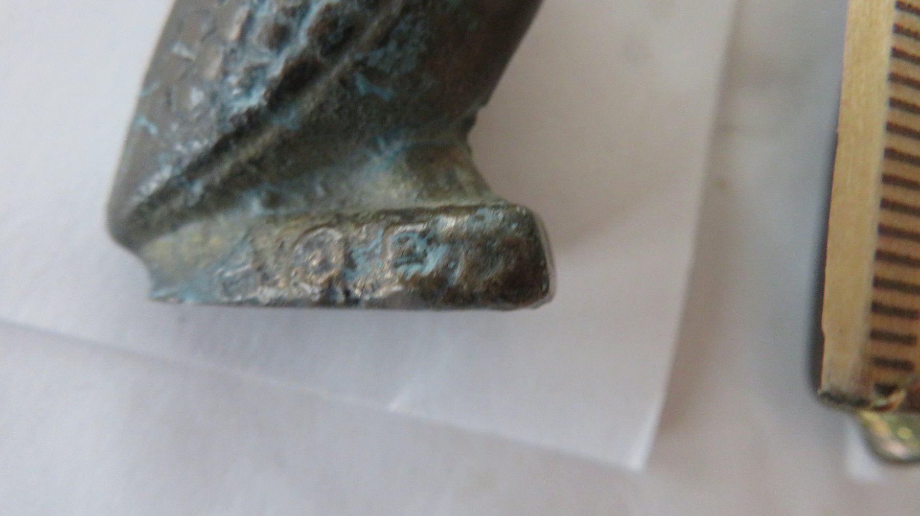 Statuette: Eulen 2 Stück aus Bronze gemarkt mit AOE – Usato da Wetzikon ZH venduto da morda1954 3