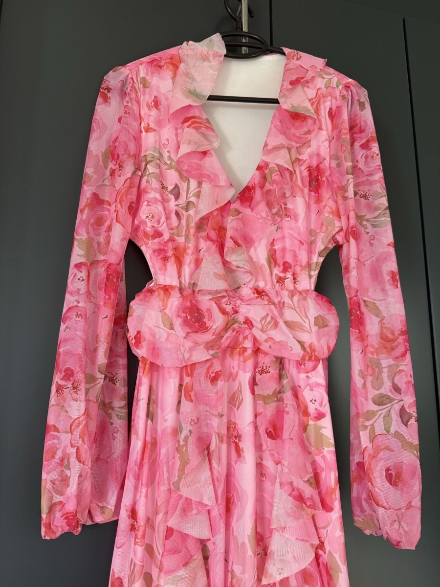 Kleider: Maxi Blumenkleid 🌼🪻🌺🌹🌸 – Neu (gemäss Beschreibung) aus Remetschwil von Ka95 4