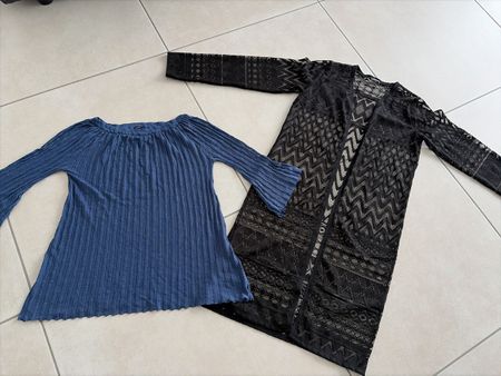 Sommer Set: Tunika & Cardigan, Gr. M, Top Zustand!