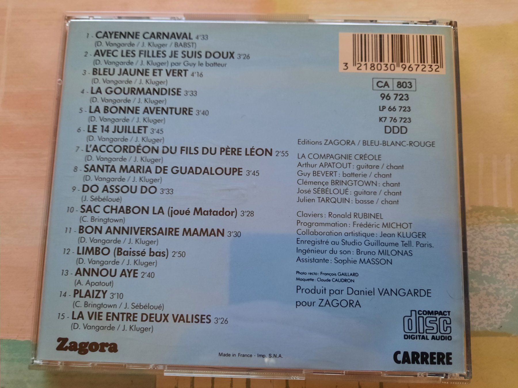 CDs: CD La compganie Créole - Cayenne carnaval – Gebraucht aus Pully von bro_n52j 2