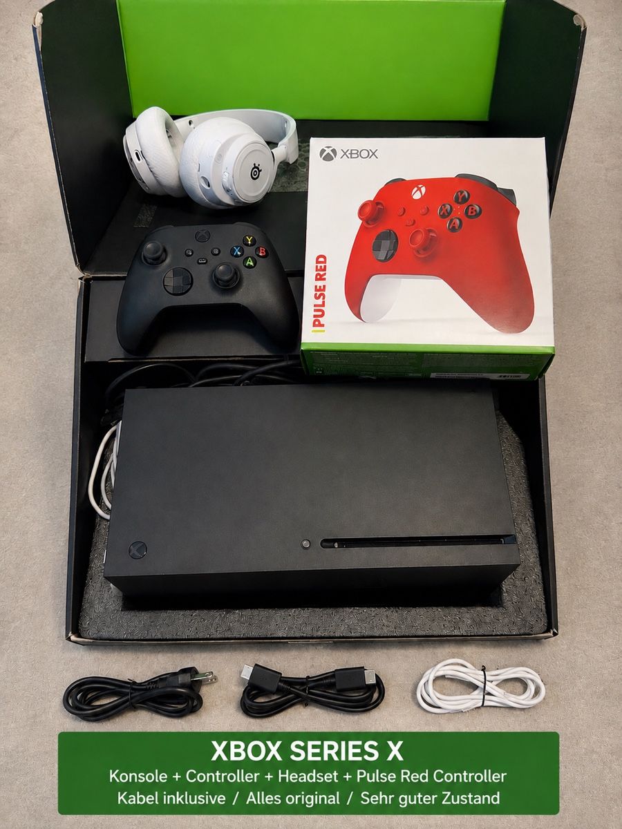 Microsoft Consoles: Xbox Series X + 2 Controller + Gaming Headset + Originalverp – Neuf (Voir description) à Villmergen par msi_htc8