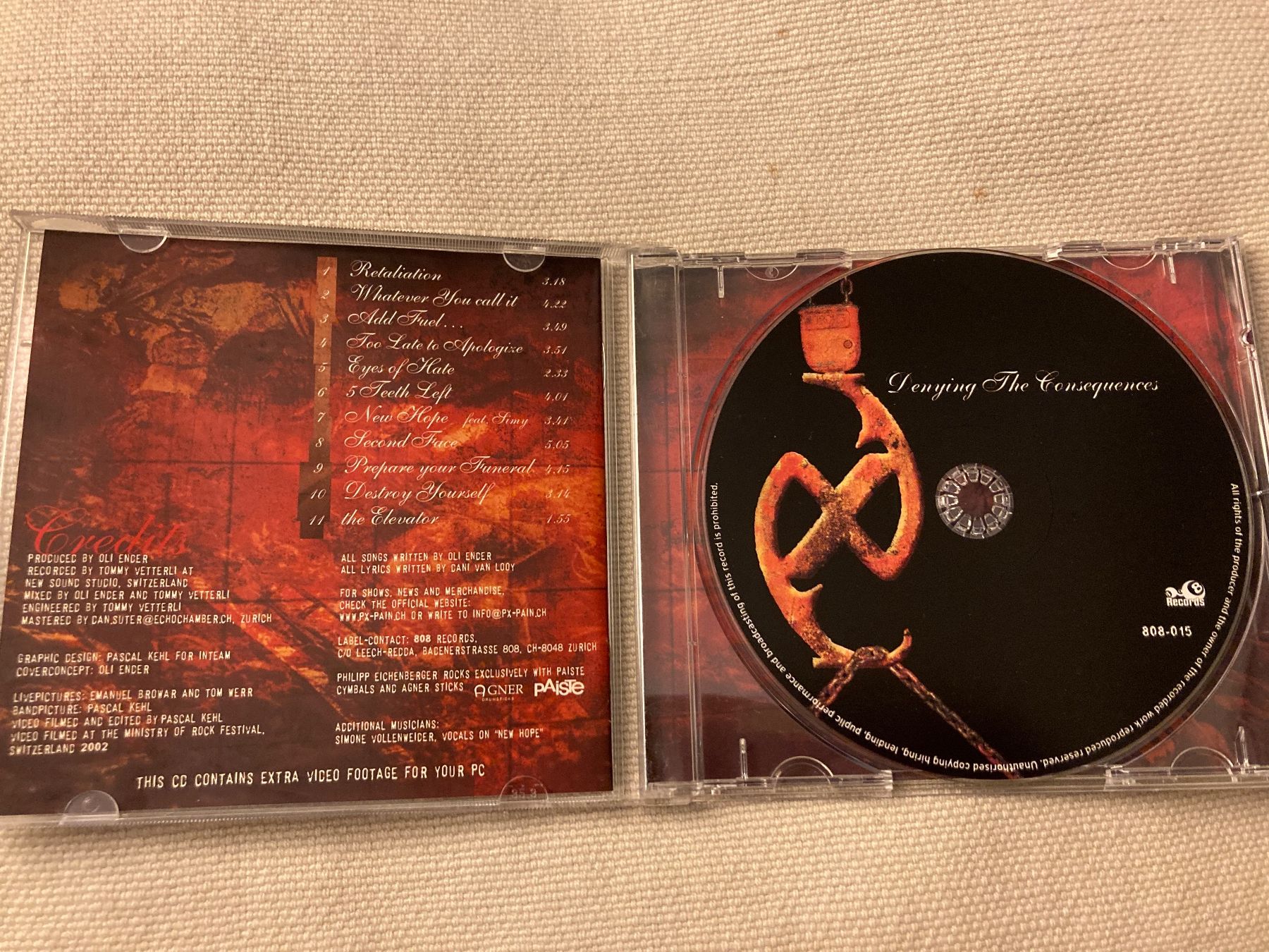 CD: CD,  px-pain  Denying the Consequences – Usato da Baden venduto da Yoyo1 1