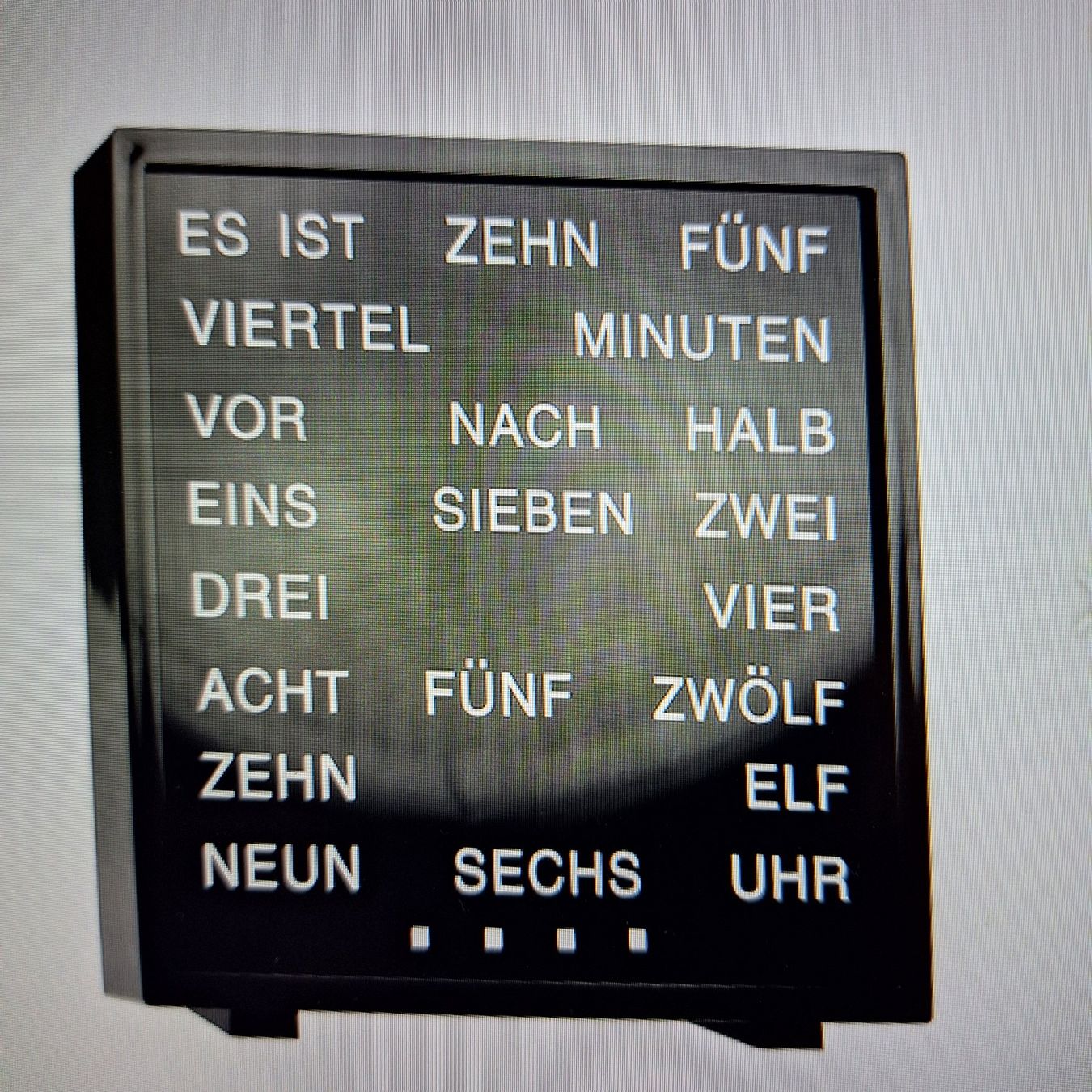 Uhren: Wort-Uhr – Gebraucht aus Schübelbach von minitel 1