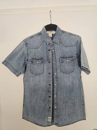 Jeans Hemd Kurzarm