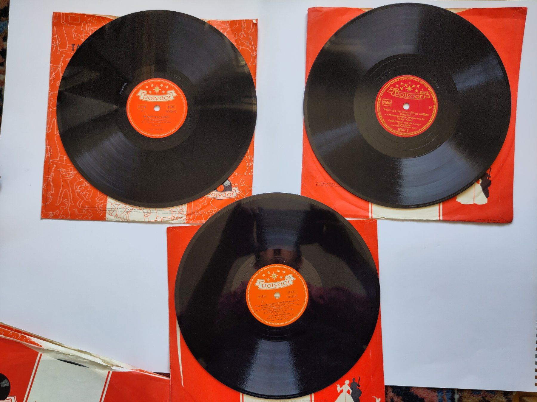Dischi in vinile: 10 Schellacks Deutscher Schlager 1950er-Jahre – Usato da Schaffhausen venduto da RolfMeister 2