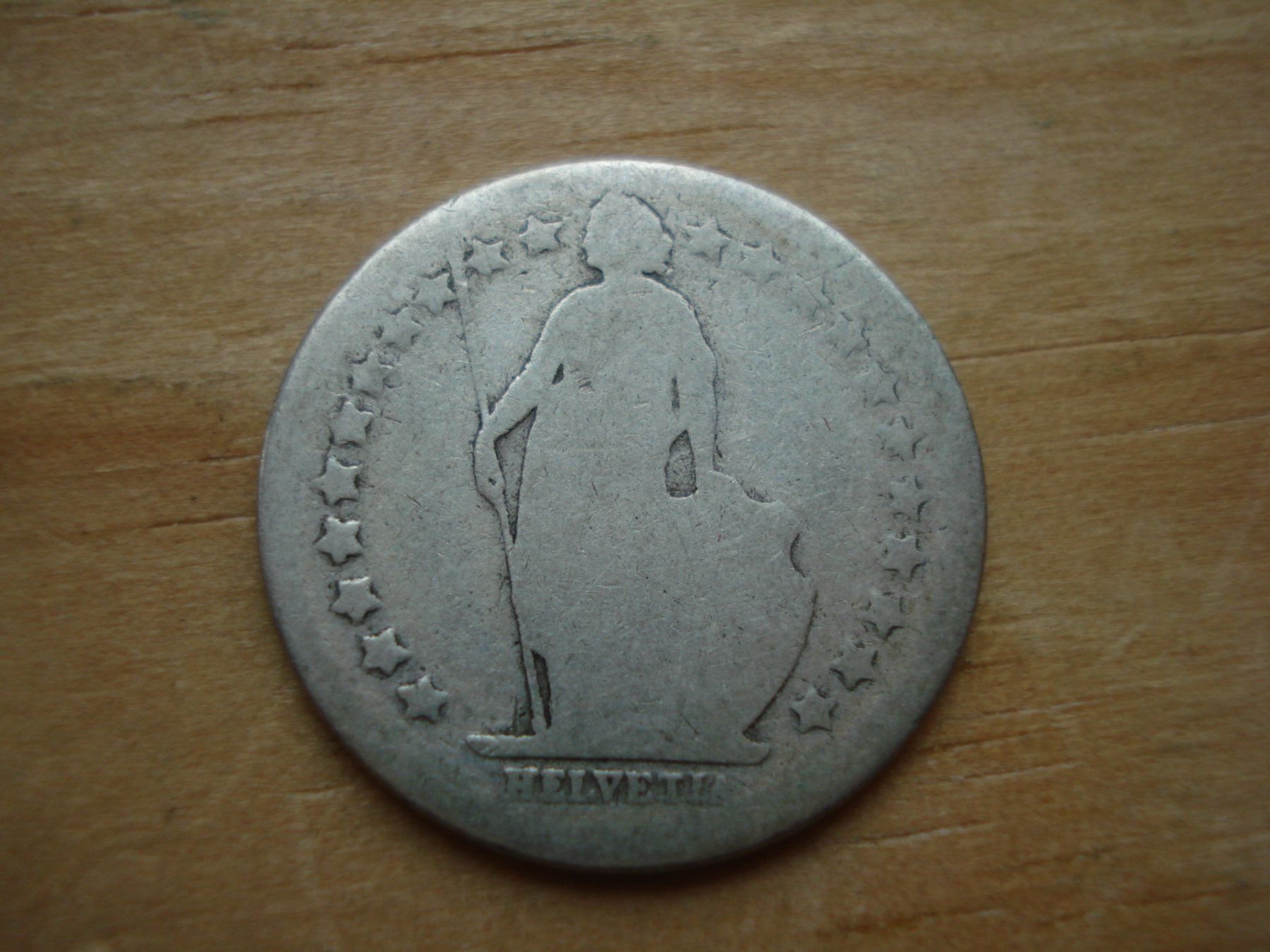Alle Münzen: (N) 1/2 Franken 1881 – Gebraucht aus Erlach von Net-Coins 1