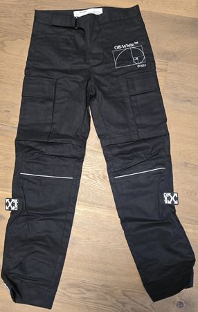 !! Off-White Cargohose Schwarz Grösse S, Neuwertig !!