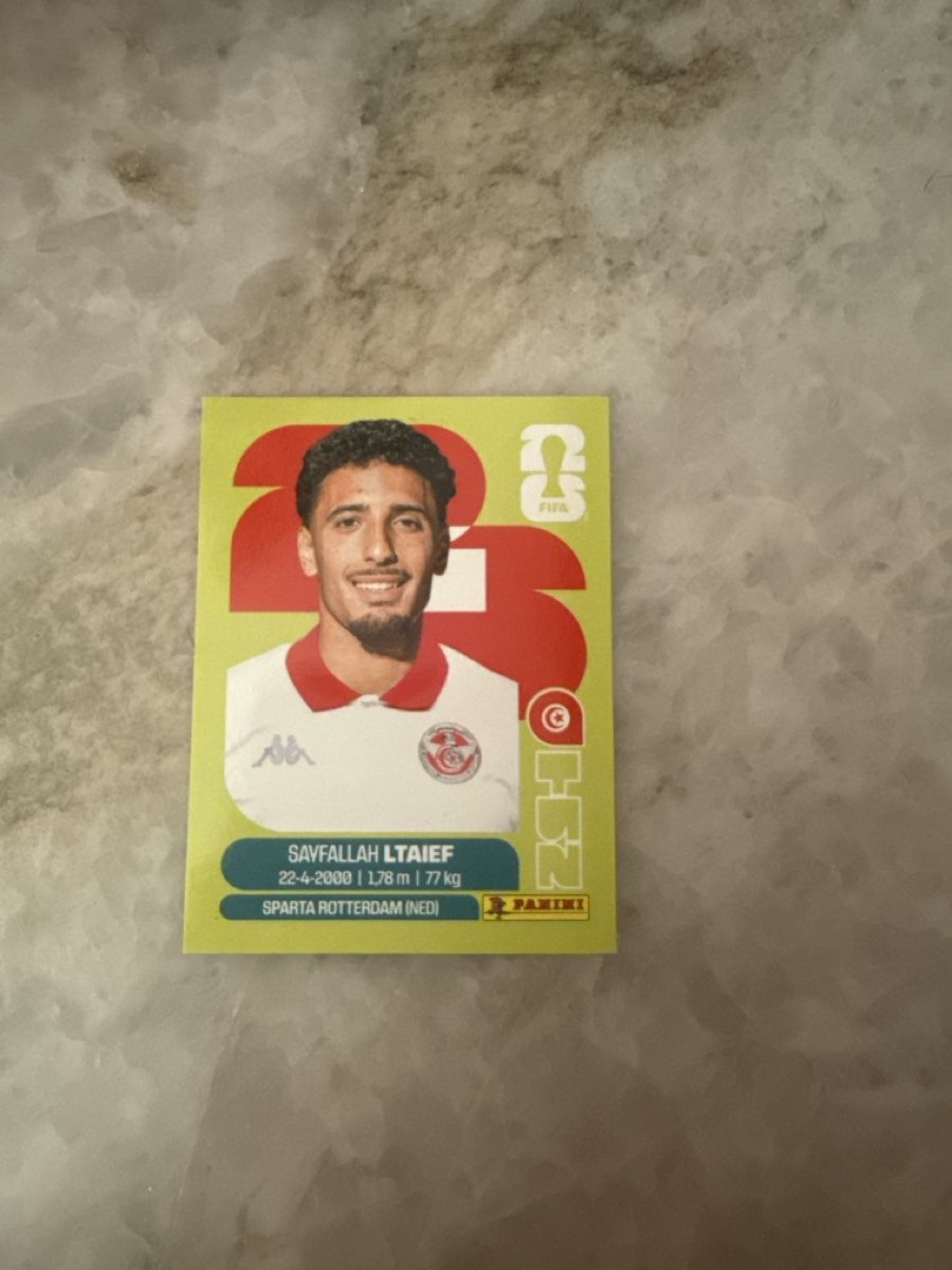 Panini Carte collezionabili: Panini 2026 Sayfallah Ltaief Tunisien – Nuovo (secondo la descrizione) da Aadorf venduto da lor_f92n