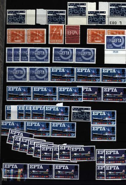 Tutti i francobolli: EFTA - Europa Sammlung (AZ266) – Usato da Seuzach venduto da Harri19