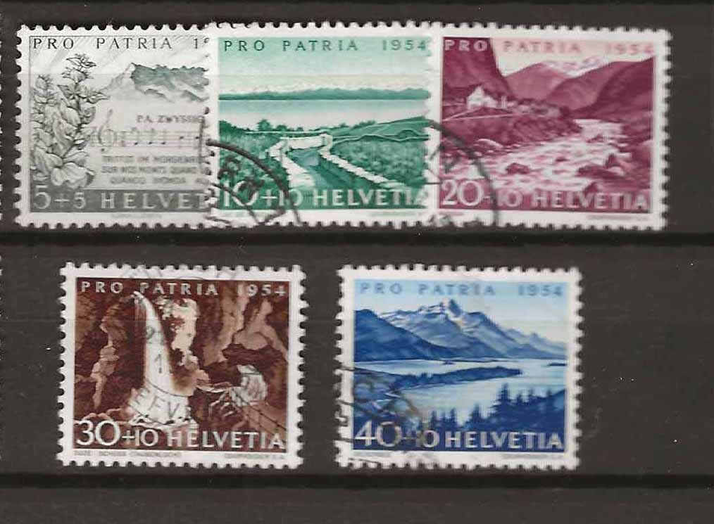 Tutti i francobolli: PP054 - Pro Patria 1954 obl. – Usato da Trélex venduto da Phil_Albert