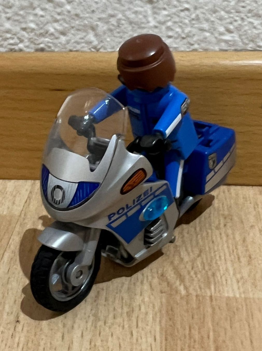 Playmobil Giocattoli: Playmobil Polizei Motorrad Töff blau – Usato da Geroldswil venduto da Fisher01