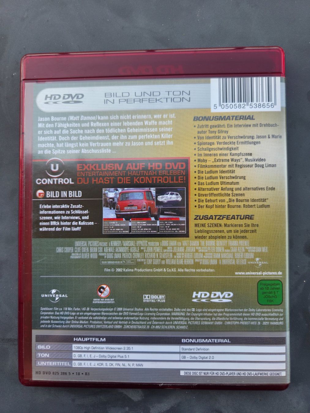 Tutti i DVDs: HD DVD - Die Bourne Identität – Usato da Aldesago venduto da lusuardi 1