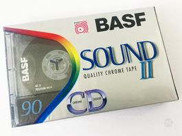 BASF Sound II Kassette 90 Minuten Type II CD Leerkassette