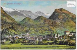 Vue generale de Brigue Brig - Litho