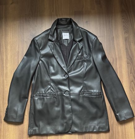 Bershka Lederlook-Blazer, Gr. M, Top Zustand!